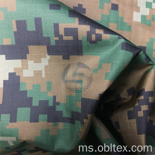 Taffeta dicetak Nylon Obppr004 untuk beg atau kot atau khemah